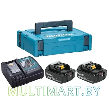 Аккумулятор Makita BL1850B + DC18RC (18В/5.0 а*ч + 18В)